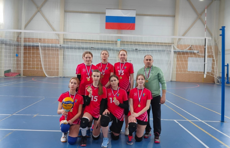 Золото по волейболу на Области