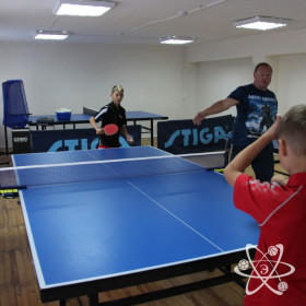 Тренировки по настольному теннису