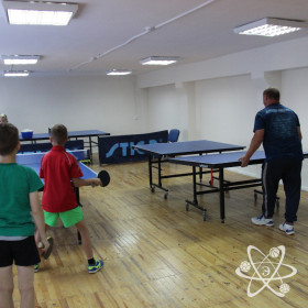 Тренировки по настольному теннису